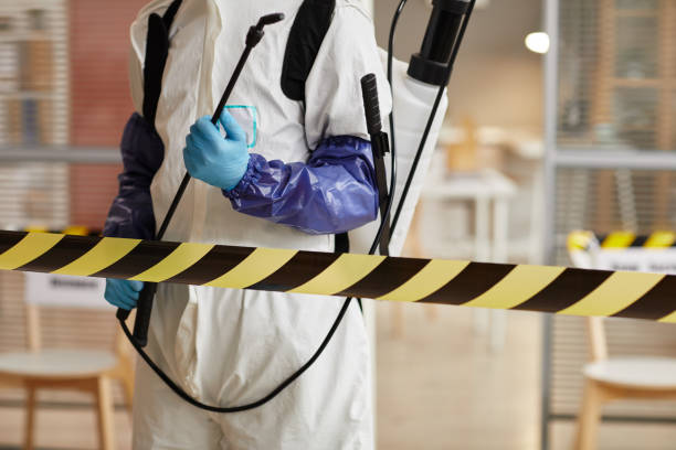 Professional Biohazard technician working in Auburndale, WI